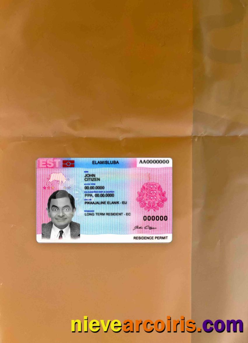 Estonia residence permit photolook